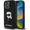 Karl Lagerfeld puzdro gumené Apple iPhone 16 Pro Max KLHCP16X3DRKINK čierne