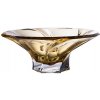 Aurum Crystal KRIŠTÁĽOVÁ MISKA BOHEMIA MOZART 305 MM JANTÁROVÁ