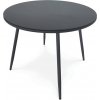 Záhradný stôl 90x90cm, kov, sivý, AZT-L1352 GREY