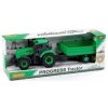 Polesie Polesie 91260 Traktor Inerciální postup s valníkem zelený v krabici