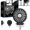 RGB LED PRACOVNÁ LAMPA HALOGEN 18W RGB FUNKCIE SVIETENIA DC09-80V Okrúhla
