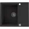Alveus CADIT10/91 Granitový drez s odkapávačom, obojstranný, 59x50 cm, carbon