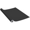 Vidaxl Samolepiace tapety na nábytok 2 ks, čierne 500x90 cm, PVC