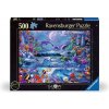 RAVENSBURGER Svietiace puzzle Kúzlo mesačného svitu 500 dielikov