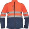 ČERVA Bunda GRANADA HV softshellová 0301059291001 S Oranžová/navy