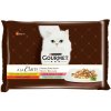 Gourmet A la Carte kuracie, hovädzie, pstruh, tmavá treska 4 x 85 g