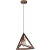 Závesné svietidlo trojuholník E27 bronzové VT-7141 (V-TAC)
