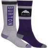 Detské ponožky Burton Kids' Weekend Midweight Socks (2 Pack) - imperial purple 33-35