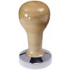 Buna café tamper, javor, lak, 53 mm, nerez lesk, plochý