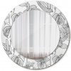 Kvetinový vzor Kvetinový vzor Okrúhle dekoračné zrkadlo lsdo-00069
