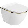 Lavita SOFI SLIM GOLD LINE závesné WC, Rimless biela 5900378319054