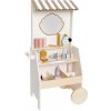 Jabadabado drevený kozmetický salón pre deti, 26 doplnkov – make-up a kadernícky set