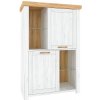 Tempo Kondela Vitrína C, dub craft zlatý/dub craft biely, SUDBURY