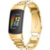 eses Kovový remienok pre Fitbit Charge 5 a 6 - Zlatý