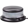 LED maják, 12-24V, 18x1W bílý, magnet, ECE R10