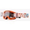 100% detské okuliare Strata MX MTB Roll off Orange číre sklá 100% 50520-006-02