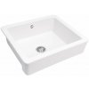 Deante Sabor, farmársky 1-komorový keramický drez 615x485x200mm, biela, DEA-ZCB_610H