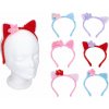 karneval - čelenka uši mačka MIX - mix variantov či farieb