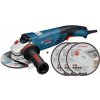 BOSCH BOSCH GWS 18-125 L - Uhlová brúska - 06017A3000A + 3x Rovný rezací kotúč Standard for Inox