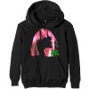 Billie Eilish Mikina Neon Shadow Pink Unisex čierna