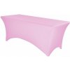 TENTino Elastický poťah STANDARD na skladací stôl 152x76 cm VIAC FARIEB Farba obrusu: SVETLORUŽOVÁ / PINK