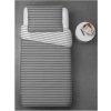 Bavlnené obliečky - pásiky sivé, Vankúš - 90 x 70 cm, Paplón - 200 x 140 cm