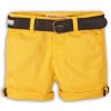 Minoti Kraťasy chlapčenské s opaskom Sunset žltá