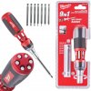 Milwaukee 4932471599 Kompaktní ráčnový multibitový šroubovák 9v1 (Sada 7 dílů)