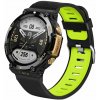 eses Silikónový remienok športový pre Xiaomi Amazfit T-Rex 2 - Čierno zelený