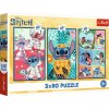 Trefl Trefl Puzzle 3 x 80 Stitchov svet / Lilo&Stitch