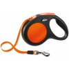 Flexi Neon samonavíjacie vodítko S popruh oranžové 5 m do 15 kg