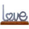 TORO Dekorácia na podstavci 25x17cm LOVE