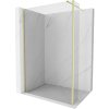 Mexen Kioto sprchová stena Walk-in 120 x 30 cm, priehľadná, zlatá brúsená - 800-120-212-55-00-030