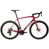 Cestný karbónový bicykel Isaac Vitron Lava Red 2023 Shimano 105 DT Swiss červená s kotúčovými brzdami 2XL