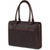 Burkely Antique Avery Dark Brown dámska kožená taška na notebook cez rameno 14