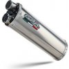 Koncovka výfuku Slip-on GPR DUAL INOX VO.9.RACEDB.DUAL.IO Matný nerez zahrnuje spojovací svod a odnímatelný dB killer