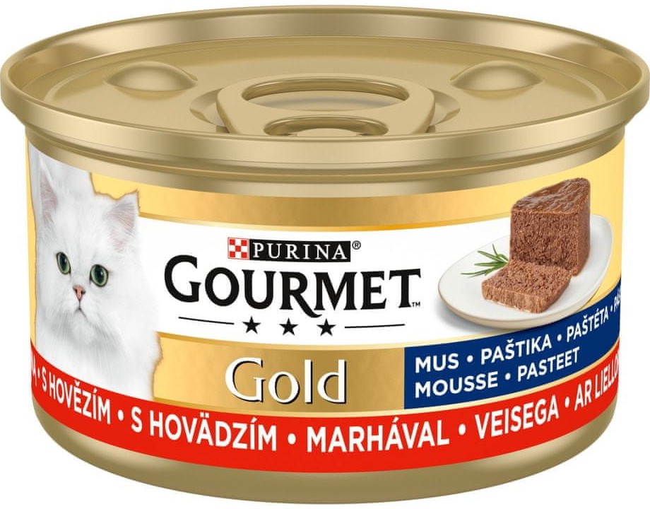 Gourmet Gold Pâté Recipes hovädzie mäso 24 x 85 g