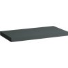 Laufen Lani Umývadlová doska 100 cm, bez výrezu, vrátane 2 nástenných konzol, sivá prevádzka H4046601122661