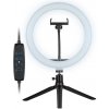 TRACER lampa LED Ring, s mini tripodem