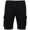 Alpha Industries Cotton Twill Jogger Short pánske šortky black Veľkosť: XXL, Farba: čierna