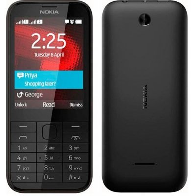 Nokia 225 4G Dual SIM, Čierna - SK