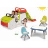 Smoby set preliezačka Adventure Car a stôl Piknik s dvoma stoličkami KidChair Red 840200-4