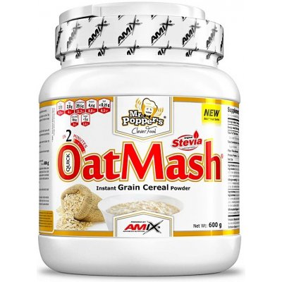 Amix OatMash 600 g jahoda - jogurt
