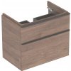 Skrinka Geberit Smyle Square pod umývadlo, s 2 zásuvkami, T=47cm, orech/láva/matná, 500.353.JR.1