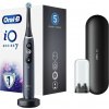 Oral-B iO7 Black Onyx elektrický zubní kartáček, magnetický, 5 režimů, časovač, tlakový senzor, pouzdro, černý