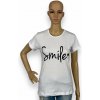 Dámske tričká SMILE Biela M