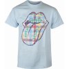 Tričko metal NNM Rolling Stones Gingham Tongue Čierna