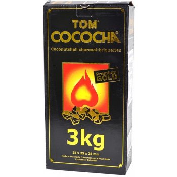 Tom Cococha Uhlíky k vodnej fajke 3 kg Gold