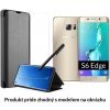 Otváracie Púzdro Luxria Clear View pre Samsung - Čierne Samsung: Galaxy S6 Edge