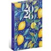 NOTIQUE Týždenný magnetický diár Citróny 2026, 11 x 16 cm - autor neuvedený